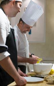 Chef Massimo Talia e Gioacchino Romano (Renato Corradi)